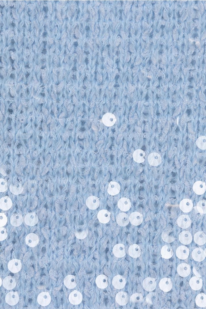 SWEATER SEQUINS SP25 02021 619 SKY BLUE